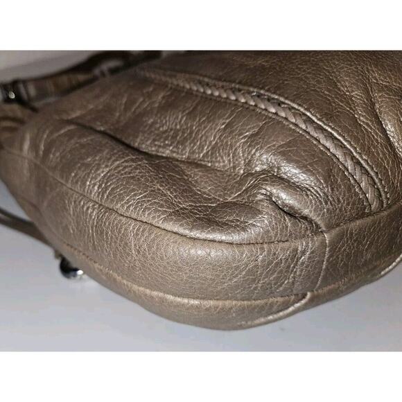 Brighton E369429 Shoulder Bag Purse Pebbled Leather 12x11x1.5 - Picture 6 of 11